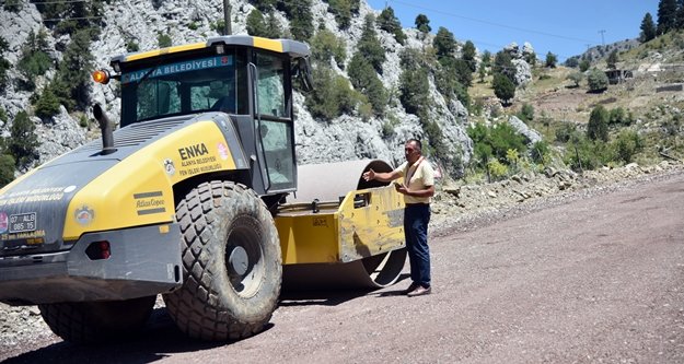 Alanya yaylalarına asfalt