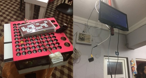 Alanya’da tombala baskını