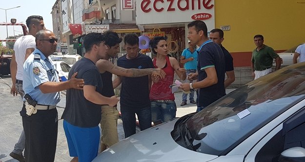 Araçlarının çekilmesini istemeyen sürücüler zorluk çıkarttı