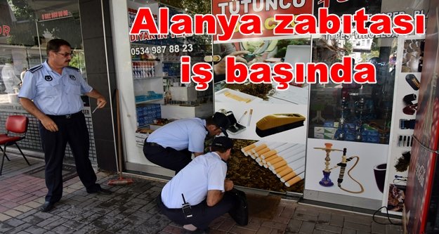 Bandrolsüz tütün satışı yapan işyerleri mühürlendi