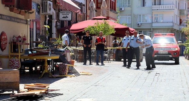 Büyük panik: İş yerinde tüp patladı