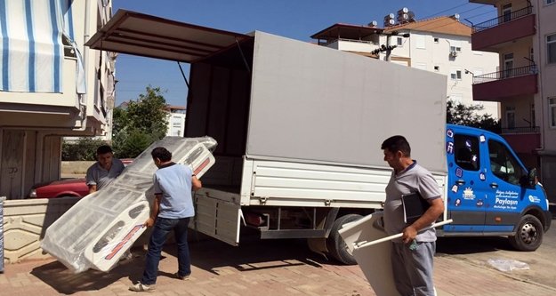 Büyükşehir'in yardım eli komşuya uzandı