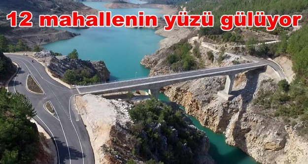 Köprünün iki yakası da asfalt oldu