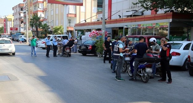 Polis motosiklet denetimi yaptı