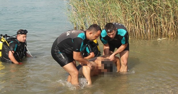 Serinlemek için girdiği ırmakta boğuldu