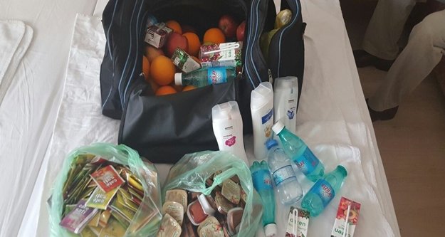 Turistin valizinden çıkanlar şaşırttı