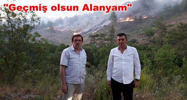 Türkdoğan ve Yıldız'dan yangın pozu