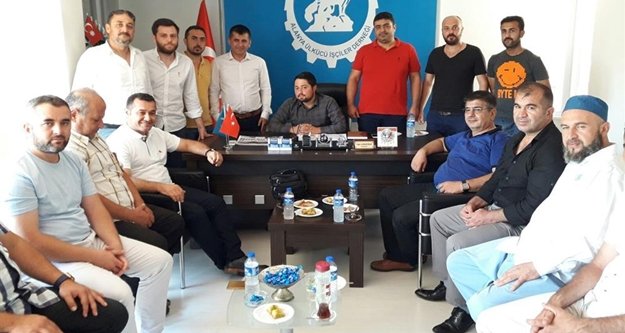 Yücel'den 'hayırlı olsun' ziyareti