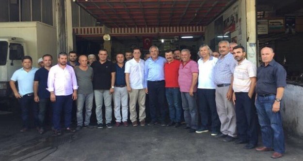 AKP'li vekil ziyarete geldi