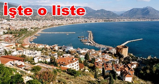 Alanya'dan iki turizm şirketine vergi istisnası