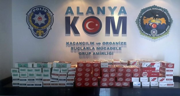 Alanya polisinden 'Makaron' operasyonu