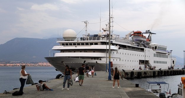 Alanya'ya denizden geldiler