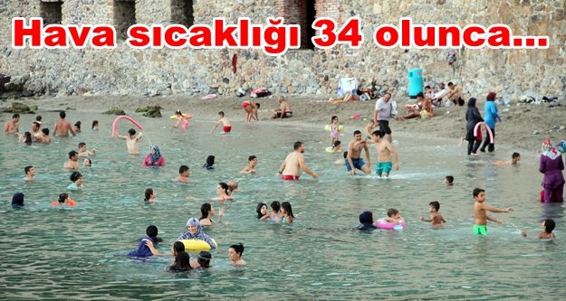 Alanya’da deniz keyfi akşama taşındı