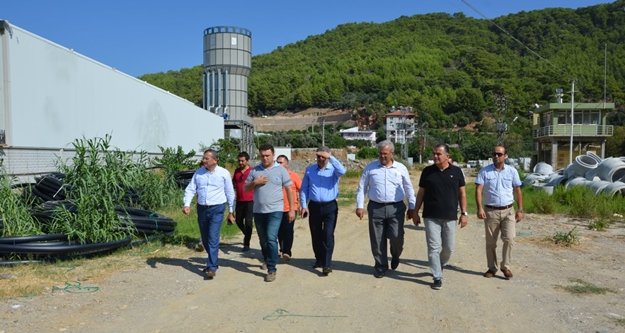 ASAT Müdürü Alanya'daki yatırımları inceledi