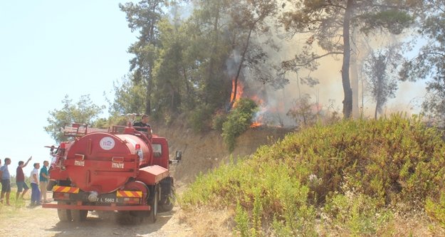Komşumuz Manavgat'ta yangın paniği