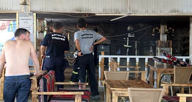 Lunaparkta korkutan yangın