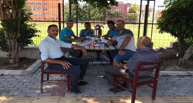 Muhtar'dan Başkan Yücel'e piknik masası teşekkürü