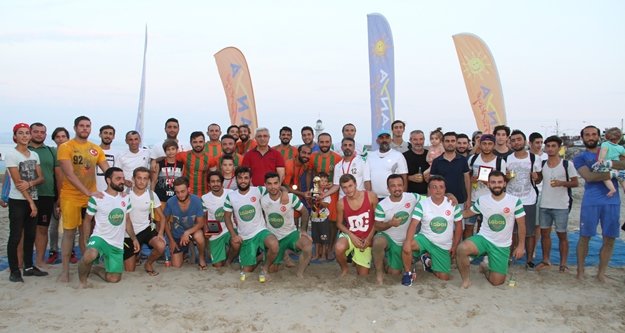 Plajda şampiyon Alanyaspor oldu