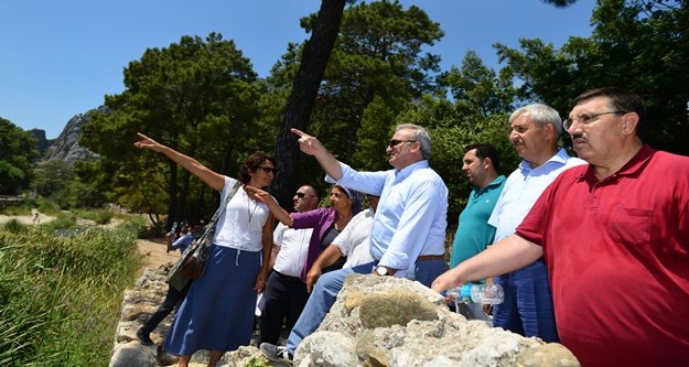 Vali Karaloğlu turizm alanlarını inceledi