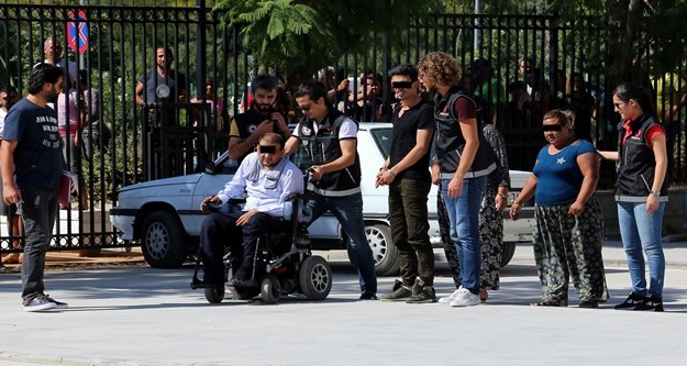 Akülü engelli aracı içerisinden 13 kilogram esrar çıktı