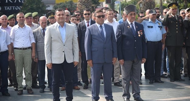 Alanya'da gaziler unutulmadı