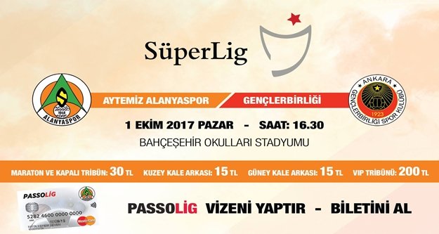 Alanya haydi maça! Biletler satışa çıktı