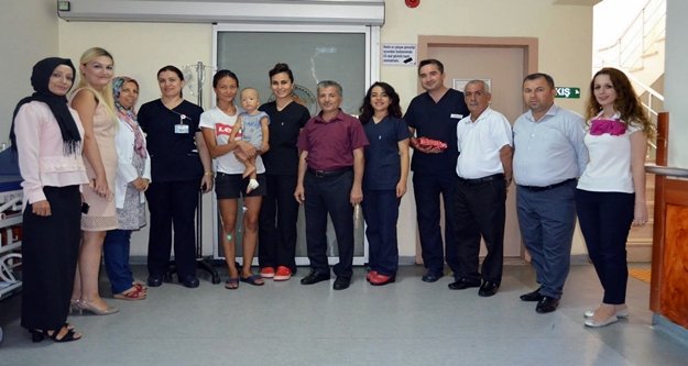 Alanya'nın sağlık çalışanları bayramlaştı