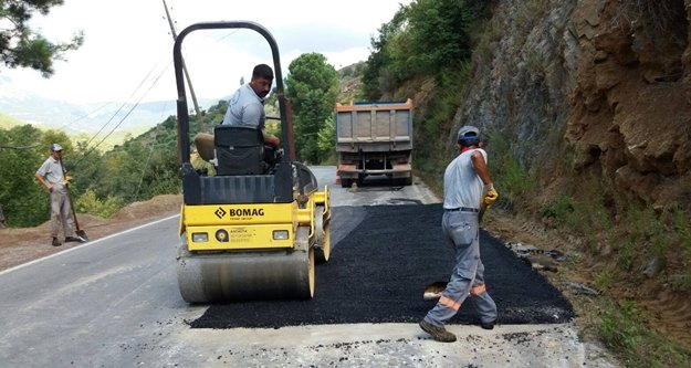 Alanya'nın yayla yollarına bakım yapıldı