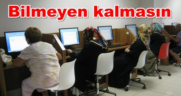 Alanya'ya ücretsiz bilgisayar kursu