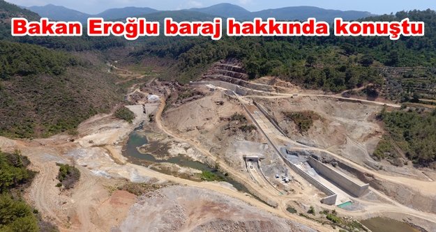 Alanya Yeniköy Barajı'nın yarısı tamamlandı