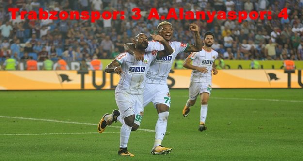 Alanyaspor'dan muhteşem geri dönüş