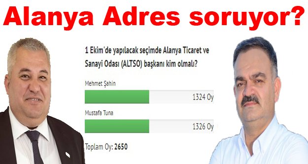 ALTSO anketinde nefes kesen yarış