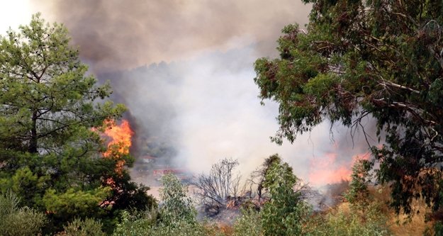 Antalya’daki yangın 34 saattir devam ediyor