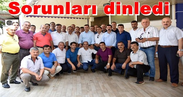 Başkan Yücel muhtarlarla buluştu