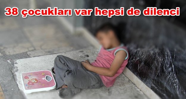 Çocuklarını sokakta dilendiren Suriyeliler yakalandı