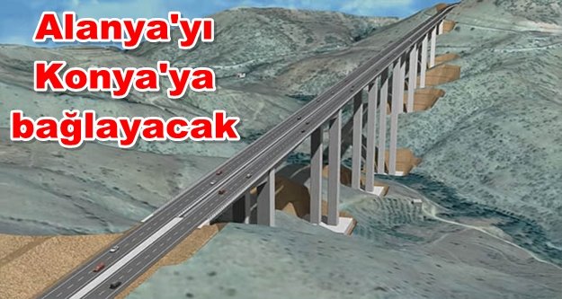 Eğiste Viyadüğü'nde ilk beton döküldü