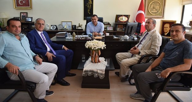 Federasyon Başkanı Yücel'i ziyaret etti