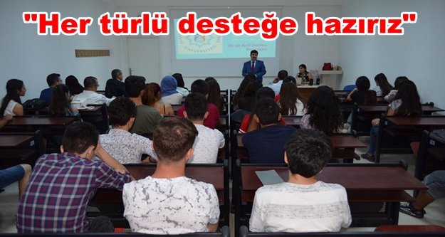 İlk ve acil yardım öğrencileri ders başı yaptı