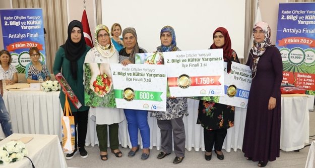 Kadın çiftçiler bu kez Manavgat'ta yarıştı