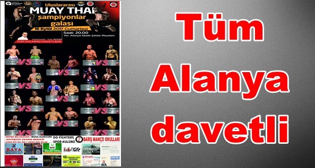 Muay Thai'nin kalbi Alanya'da atacak