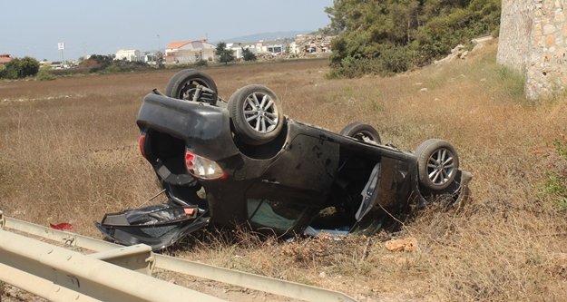 Otomobil takla attı:  1 kişi yaralandı