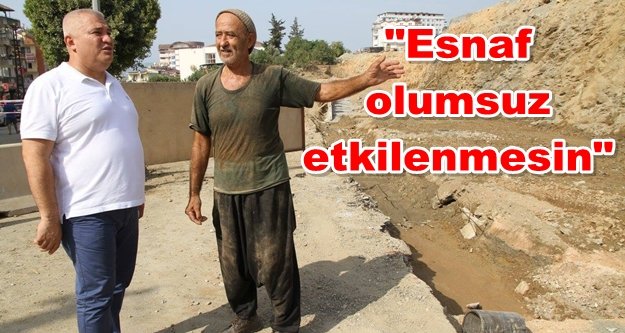 Şahin, mağdur olan esnafın imdadına koştu