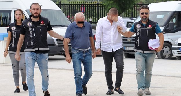 Stepne lastiğinde ‘skank’ getiren şahıslar yakalandı