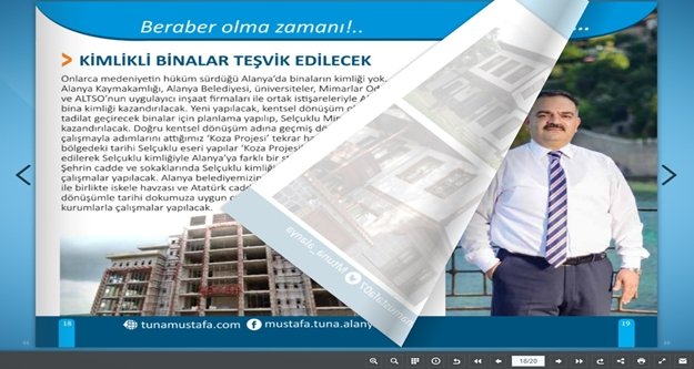 Tuna'nın projeleri e-kitaçıkta