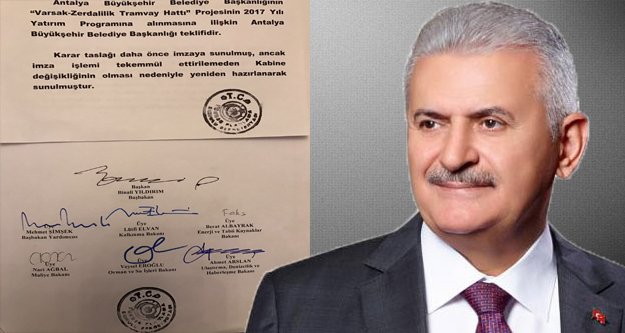 3’üncü etap raylı sisteme Başbakan Yıldırım'dan onay