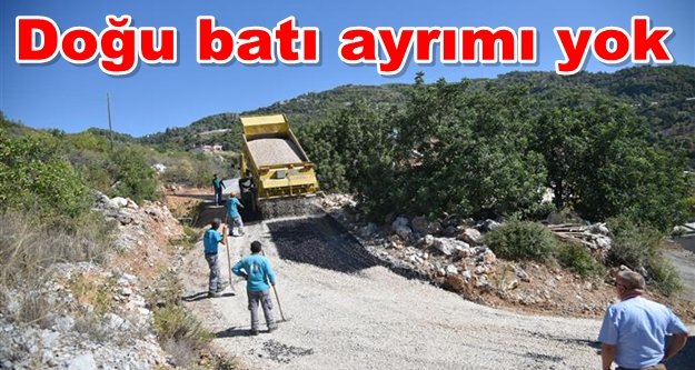 Alanya Belediyesi asfalta hız verdi