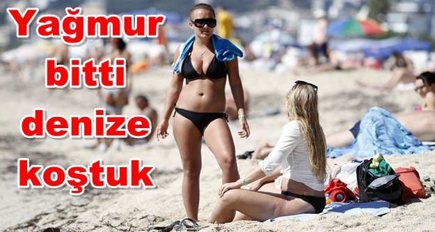 Alanya'da Ekim ayında deniz keyfi