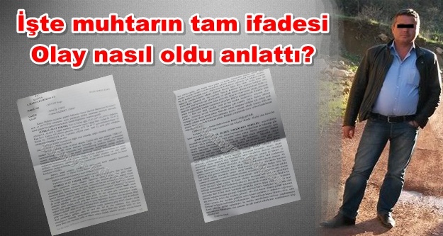 Alanya'daki cinayet zanlısı muhtar tutuklandı