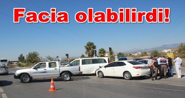 Alanya yolunda zincirleme kaza