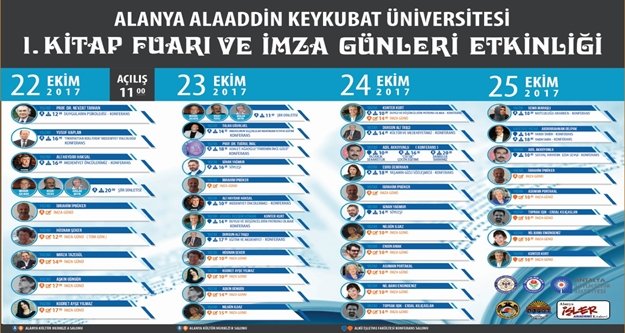 ALKÜ Kitap Fuarı yarın başlıyor!